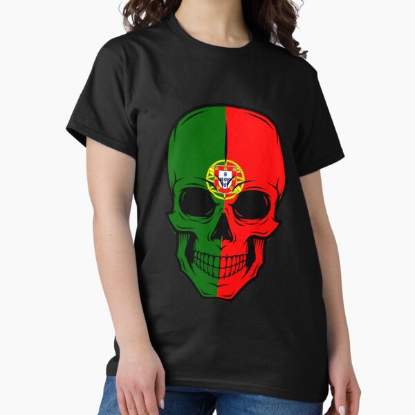 Aperçu de l'œuvre Portugal Skull , Portugal gift , Portugal womens , Portugal mens , funny Portugal gifts , Portugal roots , Portugal flag , Portugal proud , Portugal pride , créée et vendue par Birthday  Gifts.