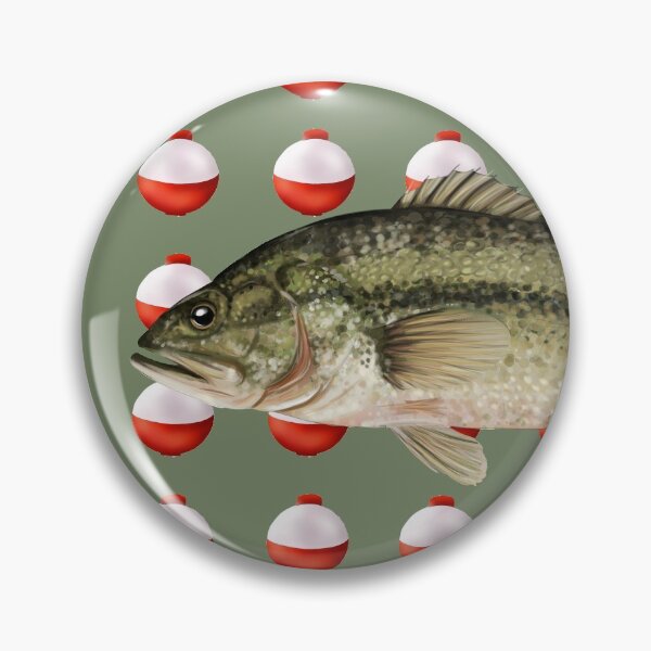 Item preview, Large Mouth Bass with Fishing Bobbers designed and sold by Mehu.