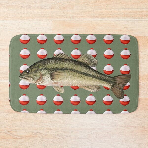 Item preview, Large Mouth Bass with Fishing Bobbers designed and sold by Mehu.
