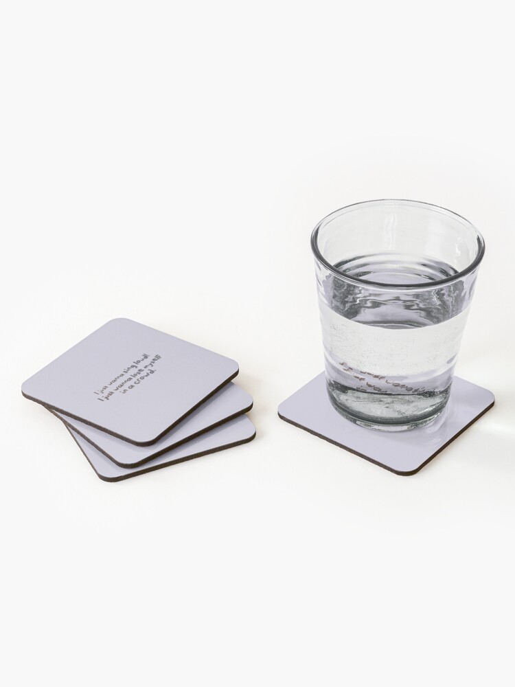Alternate view of Sing Loud, Lose Myself in a Crowd! - Troye Design Coasters (Set of 4)