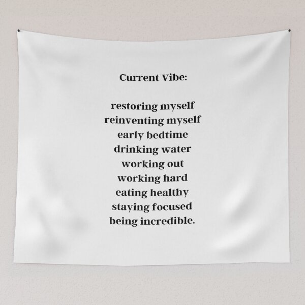 Item preview, Current Vibe - Motivational Quote designed and sold by HighSociety00.