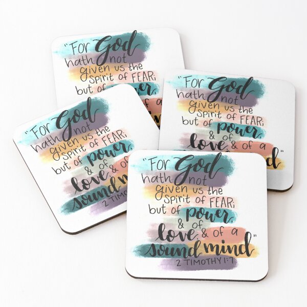 Item preview, 2 Timothy 1:7 designed and sold by CreativeMisc.
