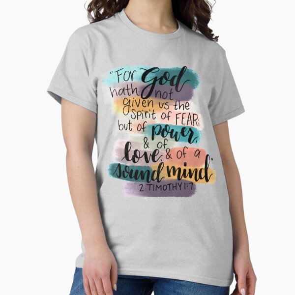 Item preview, 2 Timothy 1:7 designed and sold by CreativeMisc.