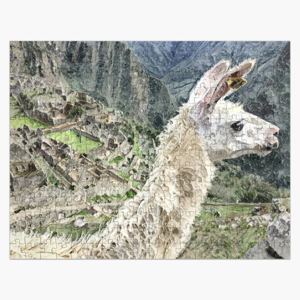 Machu Picchu Llama Jigsaw Puzzle