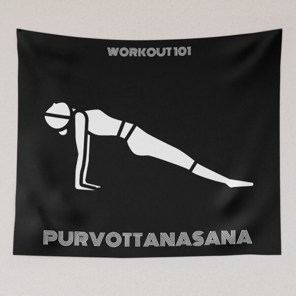 Item preview, Purvottanasana (Workout 101) designed and sold by BofflingDesigns.