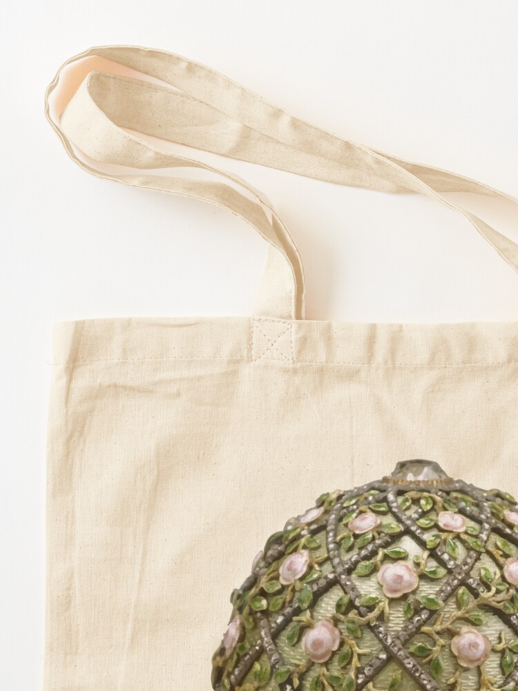 Flower Trellis Tote Bag