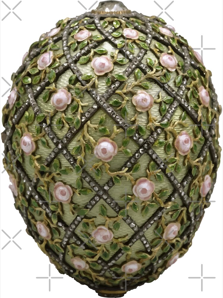 Faberge Eggs: The Rose Trellis Egg - Russia 1907 Tote Bag for