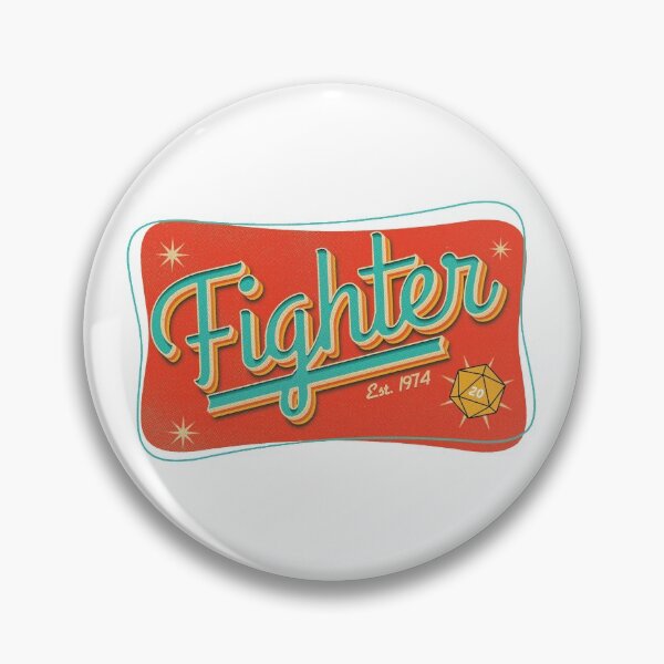 Artikelvorschau, Fighter DnD Class Shirt entworfen und verkauft von DungeonRoller.