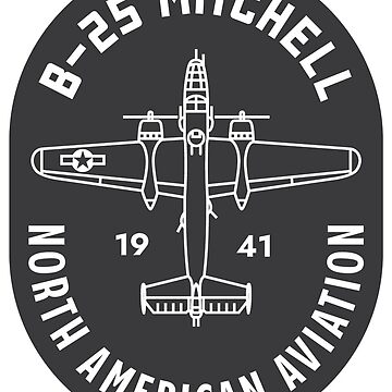 Artwork thumbnail, B-25 Mitchell badge by Aeronautdesign