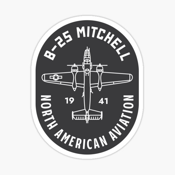 B-25 Mitchell badge Sticker