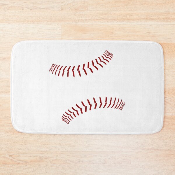 Item preview, Minimal baseball red stitches designed and sold by katzdzynes.