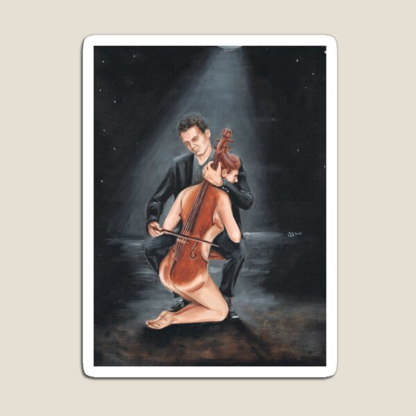 Der Cellist Magnet