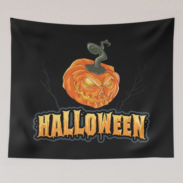 Item preview, Evil Pumpkin Smile On Halloween designed and sold by PandaSoul.