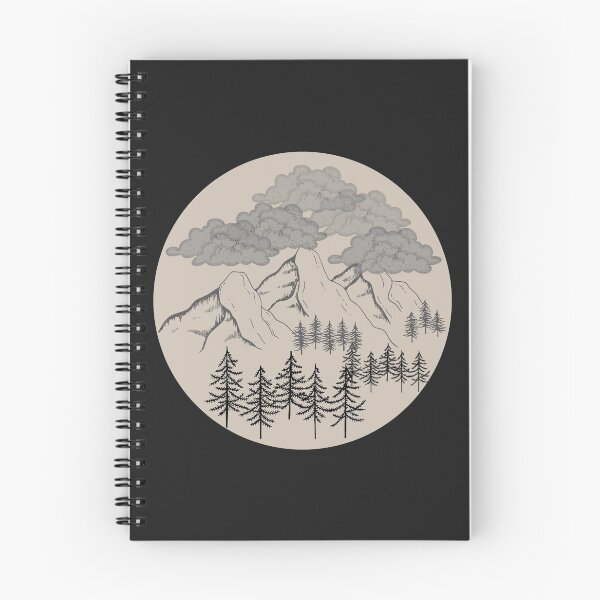 Item preview, MTN LP - Mountains Clouds Trees Circle designed and sold by MohitJain1109.