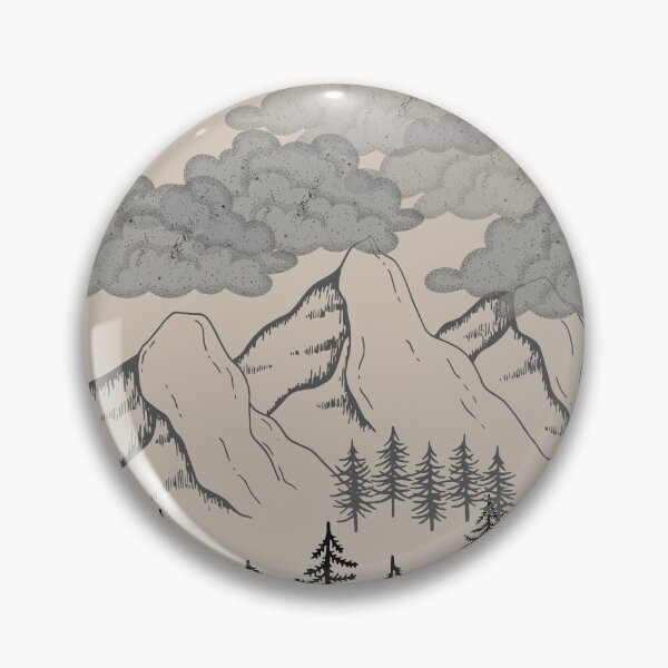 Item preview, MTN LP - Mountains Clouds Trees Circle designed and sold by MohitJain1109.