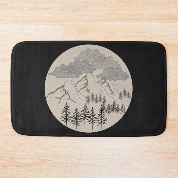 Item preview, MTN LP - Mountains Clouds Trees Circle designed and sold by MohitJain1109.