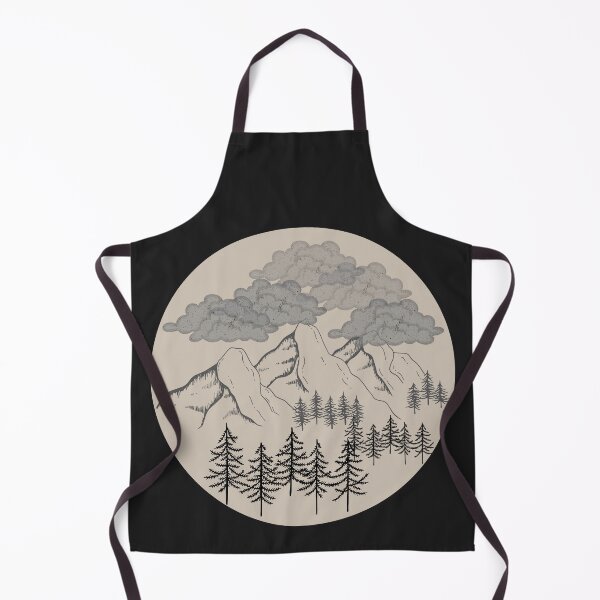 Item preview, MTN LP - Mountains Clouds Trees Circle designed and sold by MohitJain1109.
