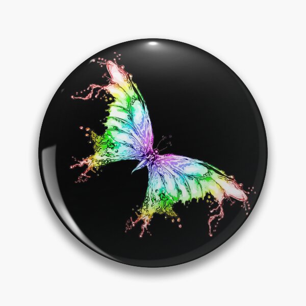 Item preview, Rainbow Butterfly Water Artwork designed and sold by KellyJanosko-bd.