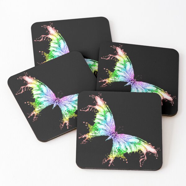 Item preview, Rainbow Butterfly Water Artwork designed and sold by KellyJanosko-bd.
