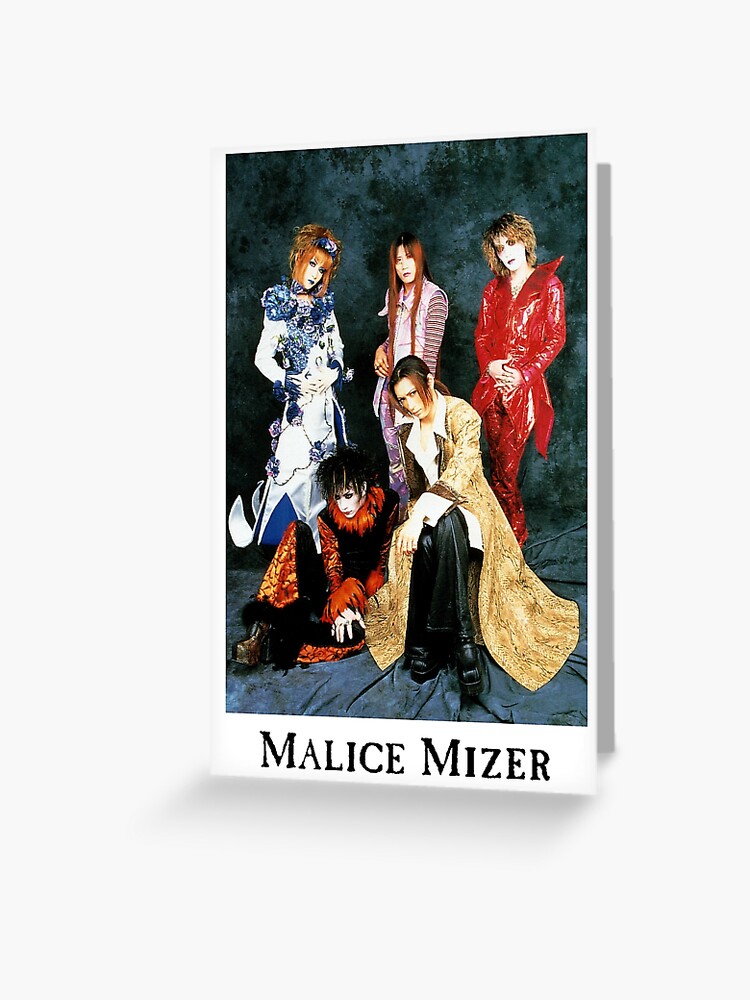 Malice Mizer Au Revoir J Rock Visual Kei Japanese Band Greeting Card By Cantavanda Rose Redbubble