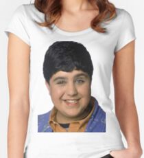 Josh Peck Portrait Women's Fitted Scoop T-Shirt