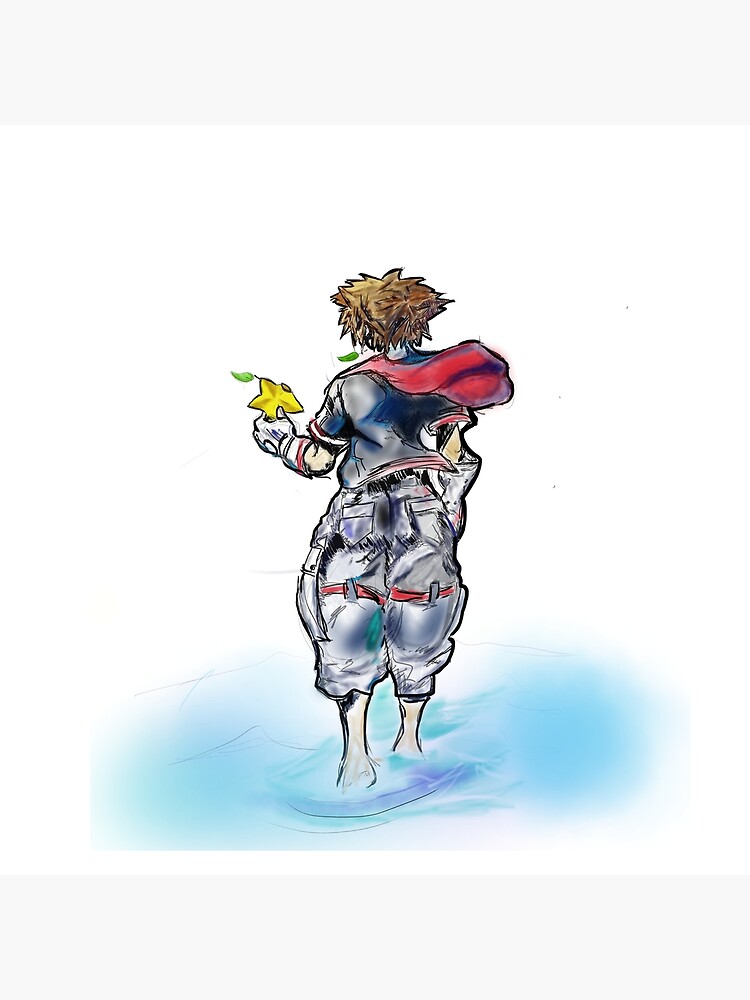Sora Kingdom Hearts Digital Art by ChibiMasks