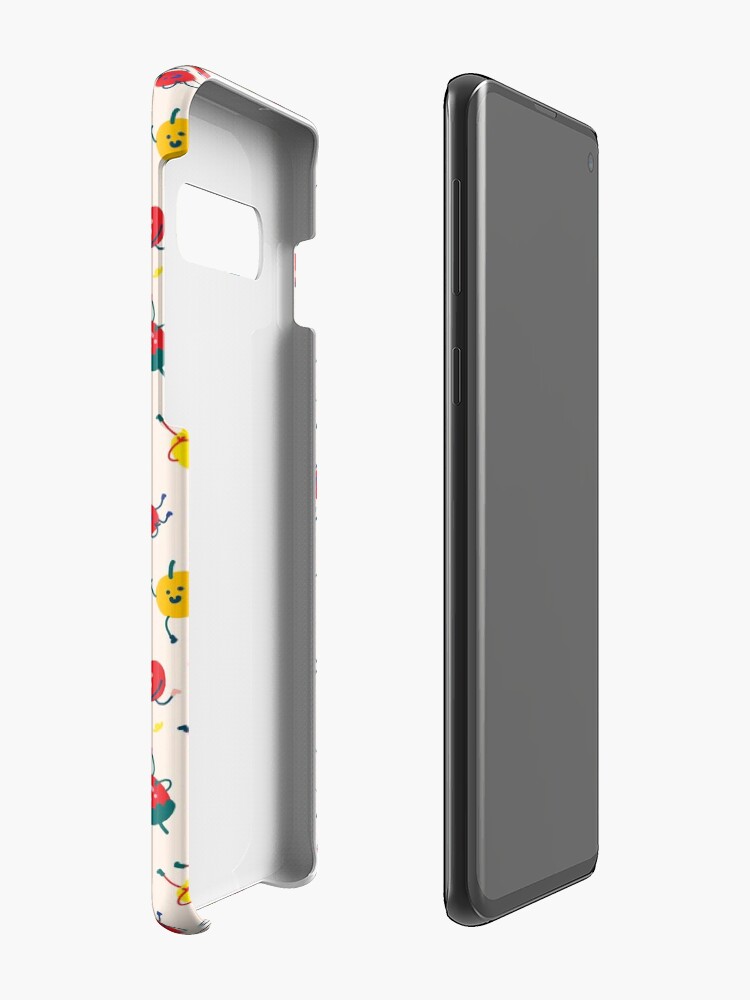 Alternate view of Happy Fruits Case & Skin for Samsung Galaxy