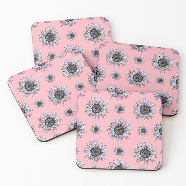 Item preview, Tie Dye Colorful Sunflowers Pattern - Light Pink designed and sold by MysticMagpie.