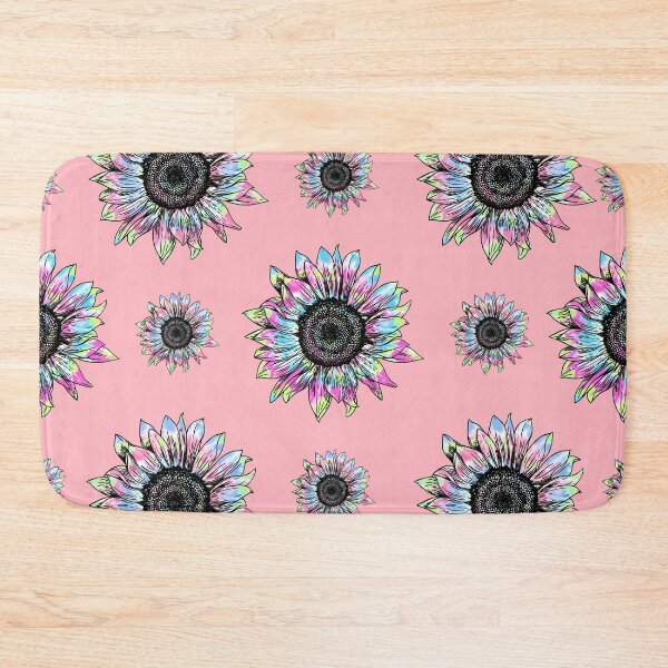 Item preview, Tie Dye Colorful Sunflowers Pattern - Light Pink designed and sold by MysticMagpie.