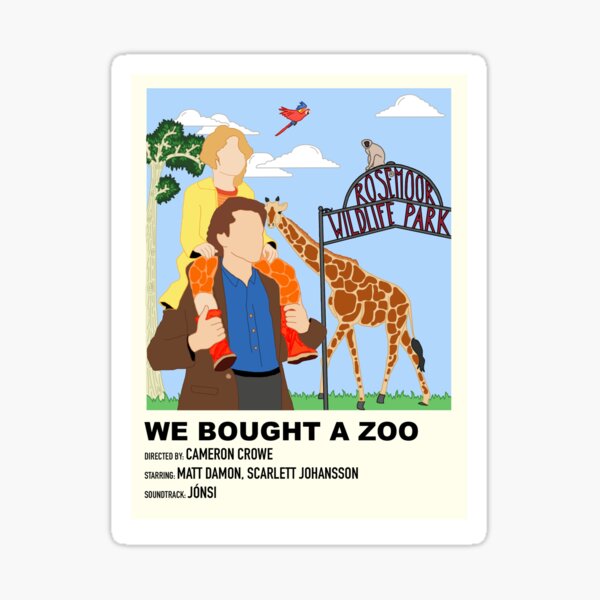We Bought a Zoo Poster Sticker