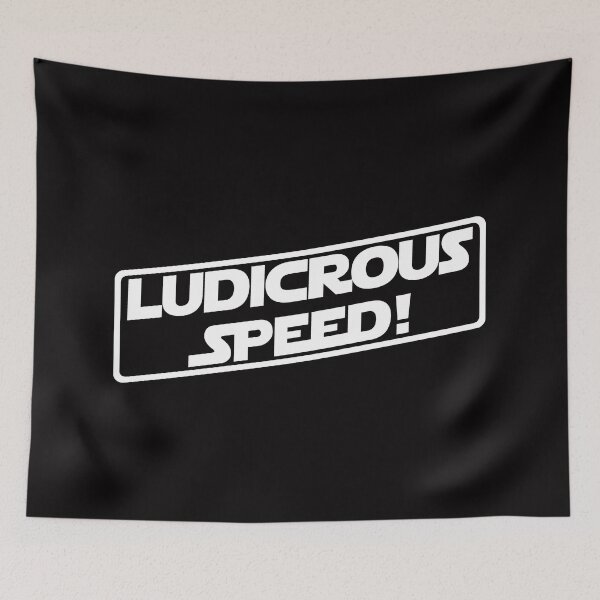 Item preview, Ludicrous Speed! (White Version) designed and sold by DafyddEm.