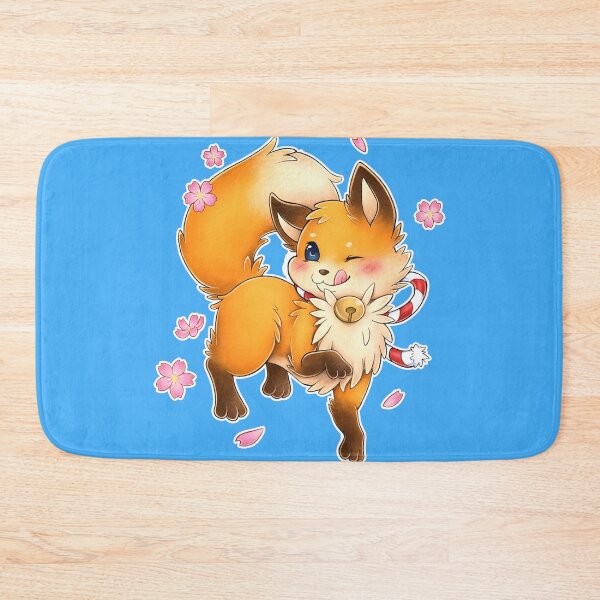 Item preview, Kawaii Kitsune - Japan Fox Sakura designed and sold by YumePeachyPie.
