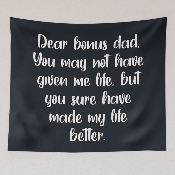 Item preview, Dear bonus dad quote designed and sold by JokeGysen.