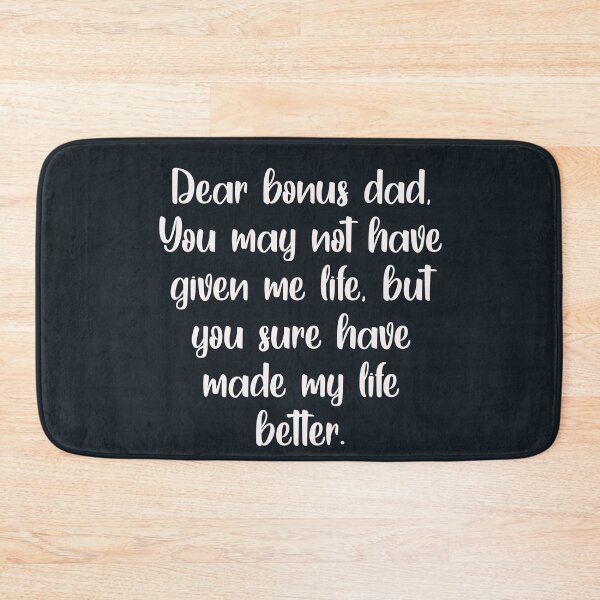 Item preview, Dear bonus dad quote designed and sold by JokeGysen.