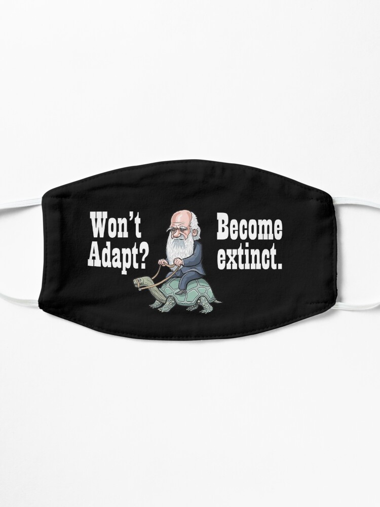 Alternate view of Charles Darwin Mask