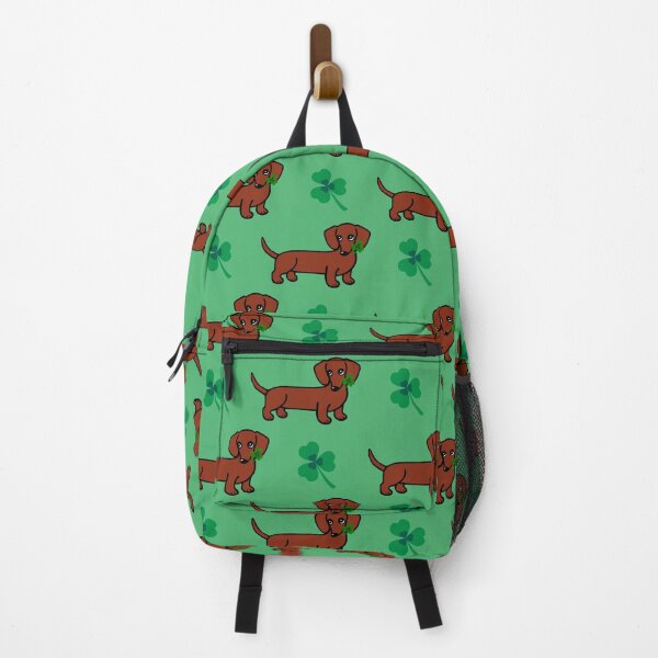 Item preview, Dachshund Cute Eyes Shamrock designed and sold by HappyLabradors.