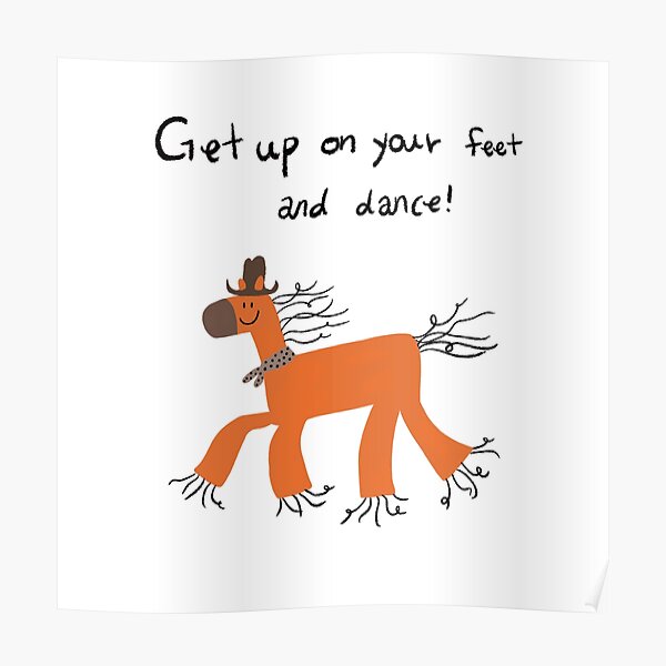 dancing horsy Poster