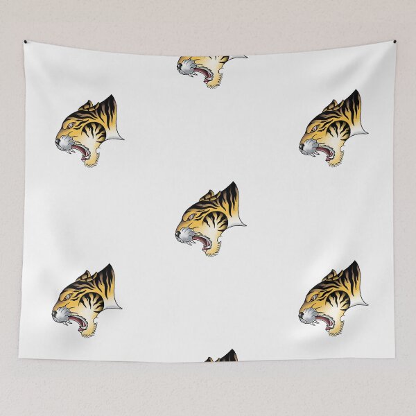 Item preview, Traditional tiger Head tattoo design  designed and sold by LPdesigns2020.