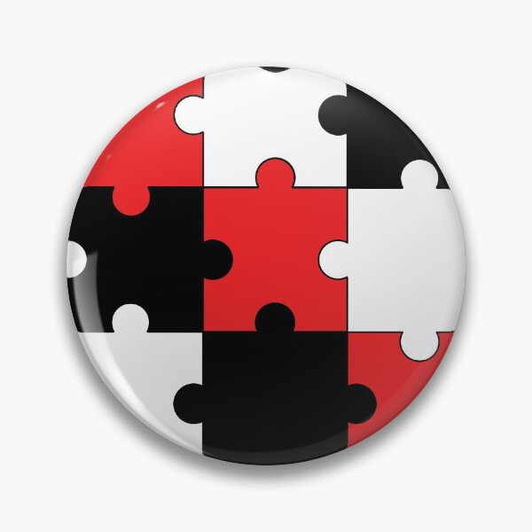Item preview, Accented monochromatic Jigsaw pattern designed and sold by ianablakeman.