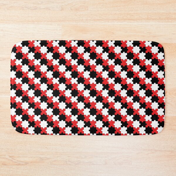 Item preview, Accented monochromatic Jigsaw pattern designed and sold by ianablakeman.