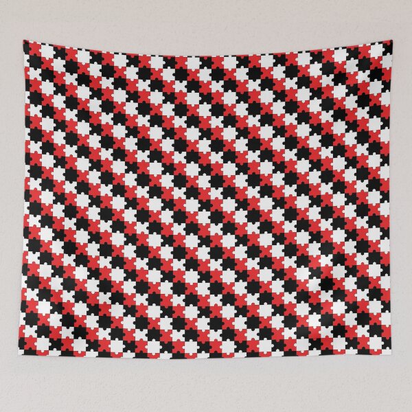 Item preview, Accented monochromatic Jigsaw pattern designed and sold by ianablakeman.
