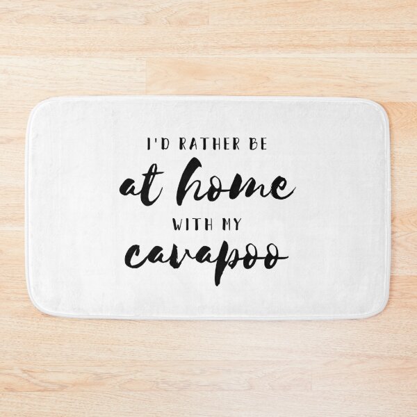 Item preview, I'd rather be at with my cavapoo designed and sold by thecavapootales.