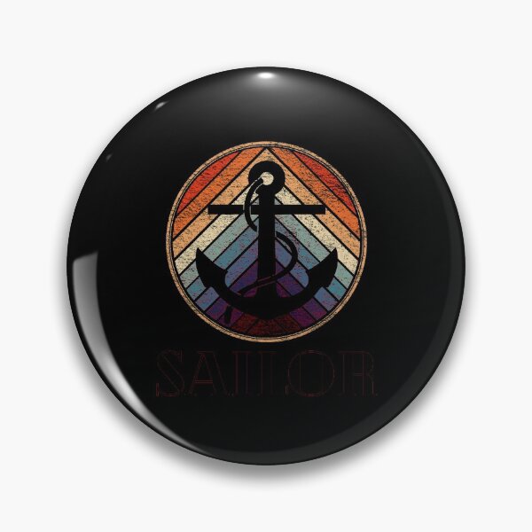 Item preview, anchor sailor retro logo designed and sold by pirminio.
