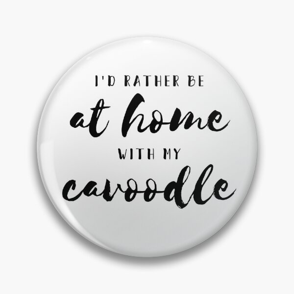 Item preview, I'd rather be at with my cavoodle designed and sold by thecavapootales.