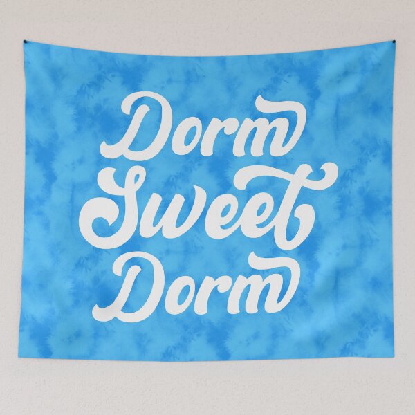 Item preview, Dorm Sweet Dorm Blue Watercolor Tie Dye designed and sold by MarzStudio.