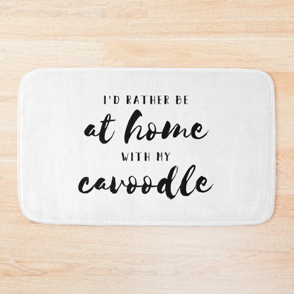 Item preview, I'd rather be at with my cavoodle designed and sold by thecavapootales.