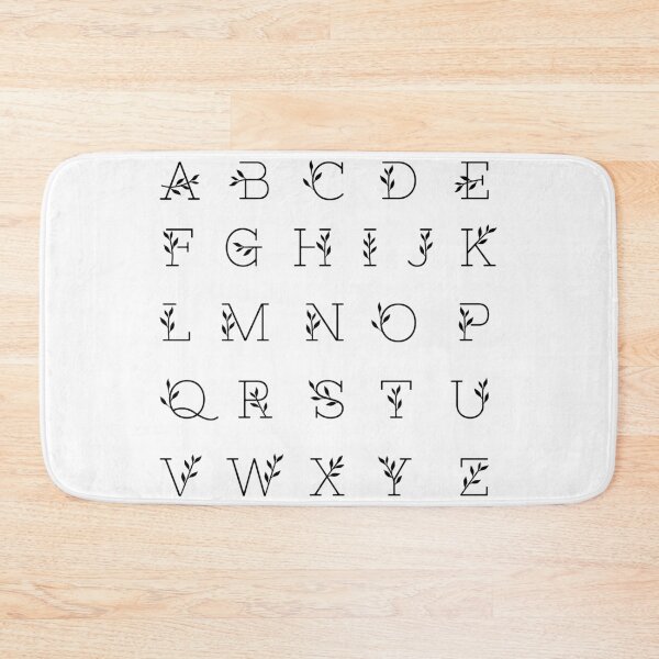Item preview, floral alphabet letters  designed and sold by Funny-Vintage.