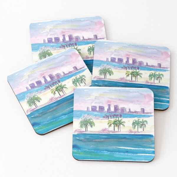 Item preview, West Palm Beach Florida Skyline designed and sold by artshop77.