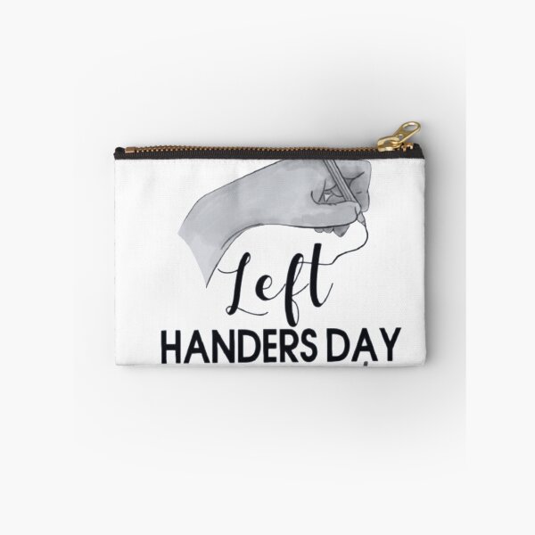 Item preview, The word " Left Handers Day 13 August "with writing  art designed and sold by Mahe Jabeen.
