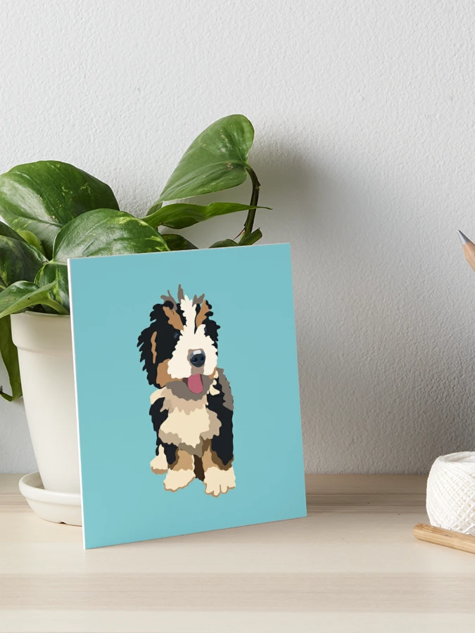 Bernedoodle Puppy - Diamond Paintings 